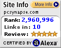 Alexa Certified Site Stats for www.pcsynapse.com